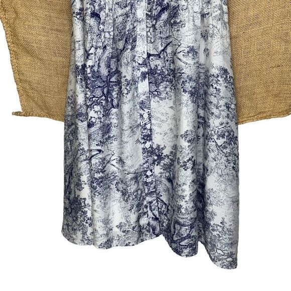 Rochelle Behrens The Shirt Blue Stephanie Dress Size S - Picture 5 of 9